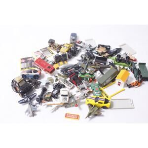 1980s Micro Machines Toy Lot Cars Planes Boats Vintage ALL FLAWED
